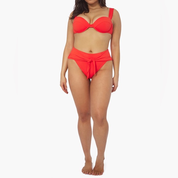 WEWOREWHAT Riviera Bikini Bottoms Spicy Orange 🍊 - Picture 10 of 14